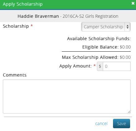 CT6 - Apply Scholarship