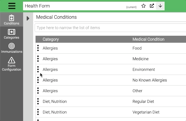 Condemed Condition Code How do I configure Medical Conditions? - CircuiTree SupportCircuiTree ...