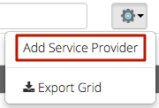 CT6 - Add Service Provider